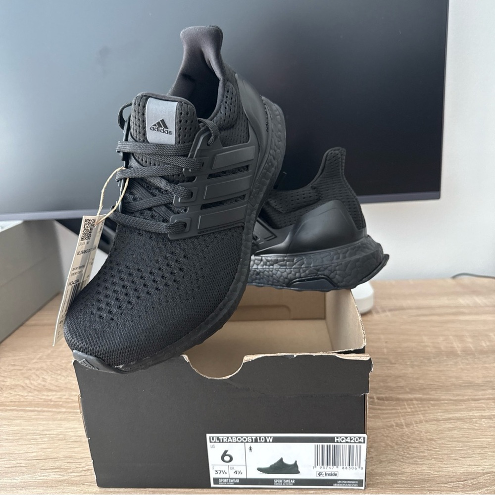 Brand New Women’s Adidas UltraBoost 1.0 Triple Black - US Size 6